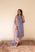 Reha Embroidered Kurta Dupatta Set | KanthaIndia
