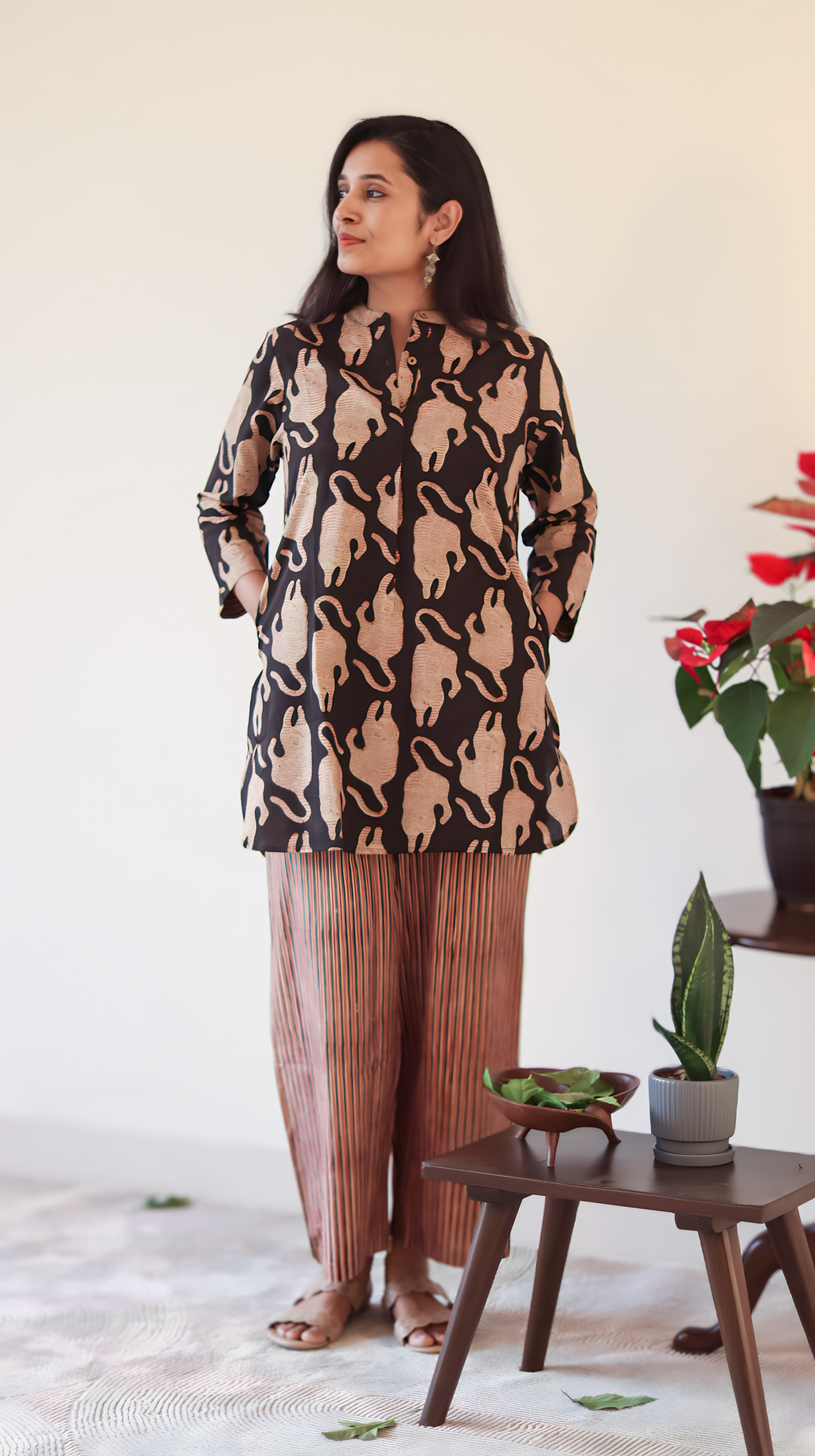 Jungle Print Cotton Co-ord Set | Clearance Sale | KanthaIndia