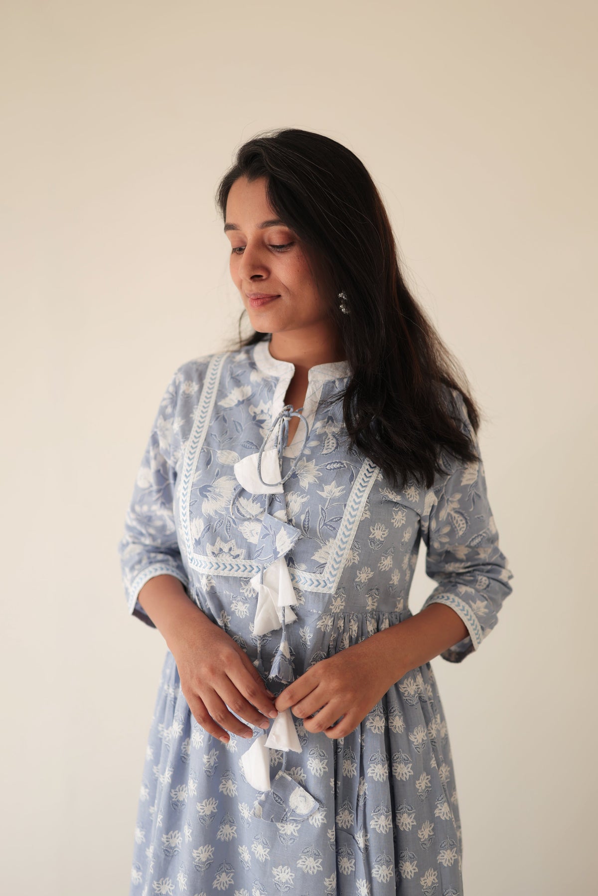Clan Day Floral Cotton Kurta Pant Set | Clearance Sale | Plus Size XXL | KanthaIndia