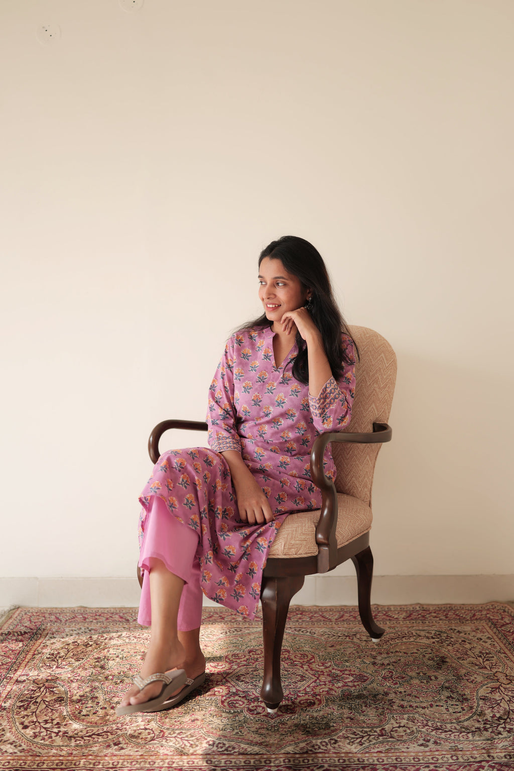 Floral Play Kurta Pant Set