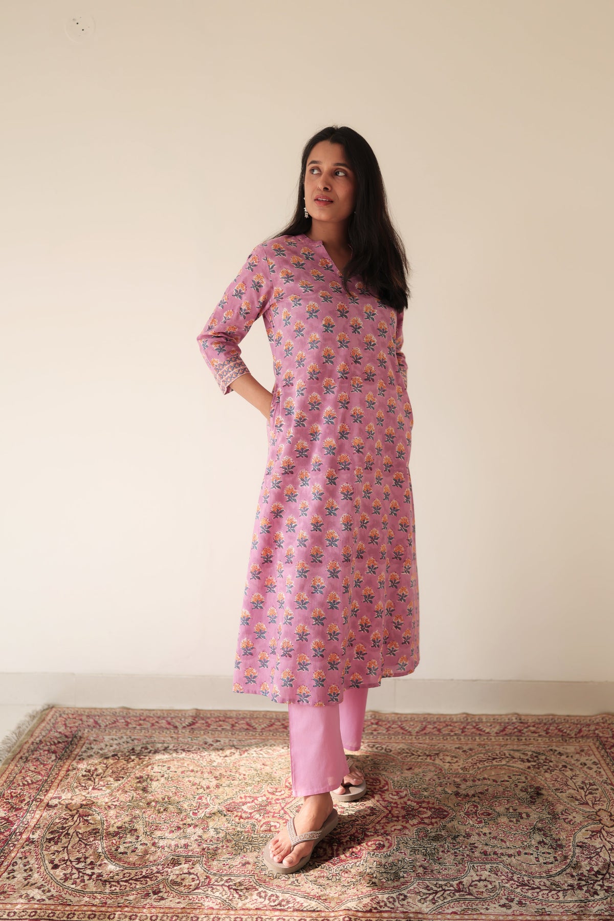 Floral Play Kurta Pant Set