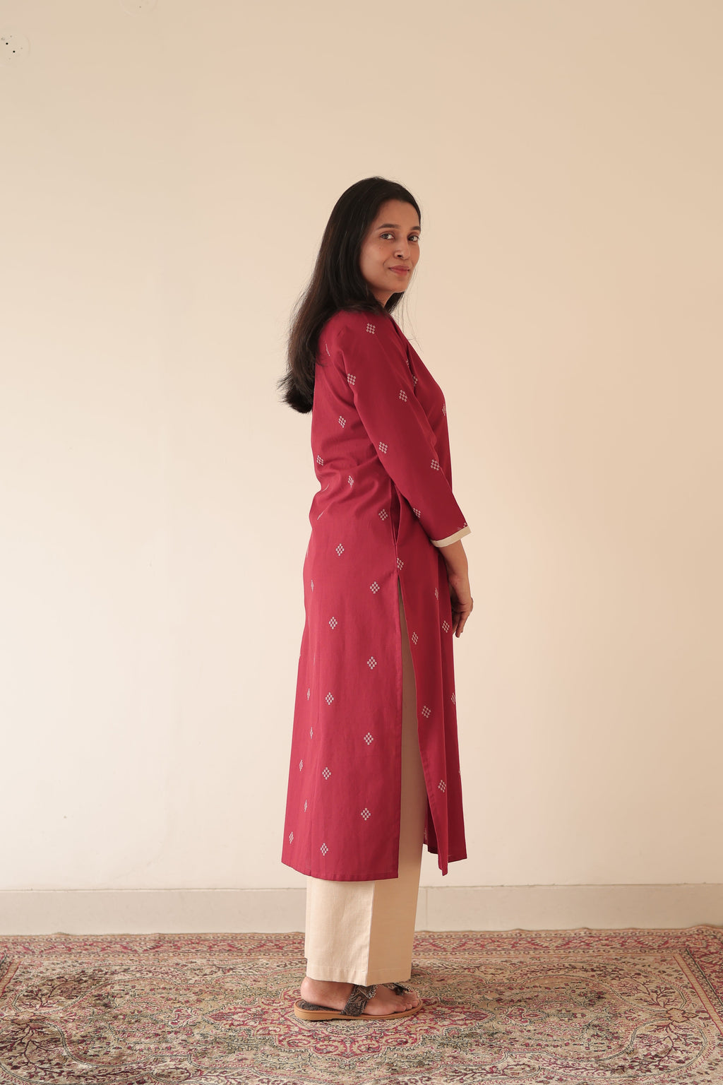 Avantika Handloom Cotton A-LINE Co-ord (set of 2)