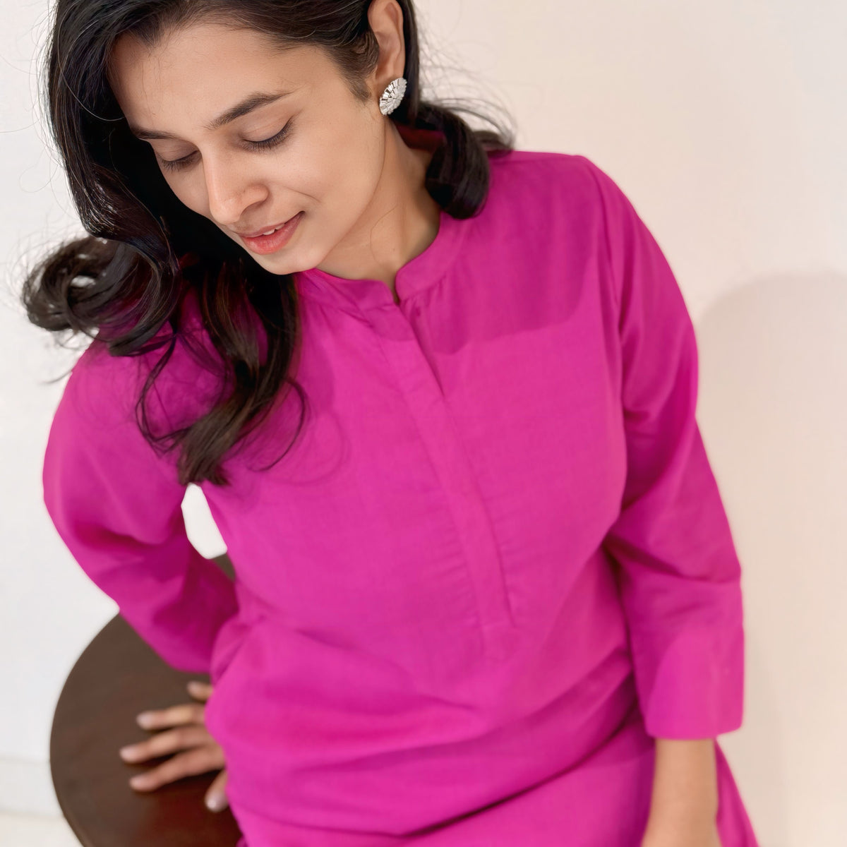 Wild Flower Crepe Kurta