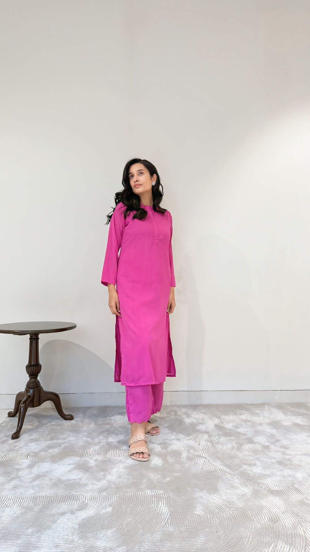 Wild Flower Crepe Kurta