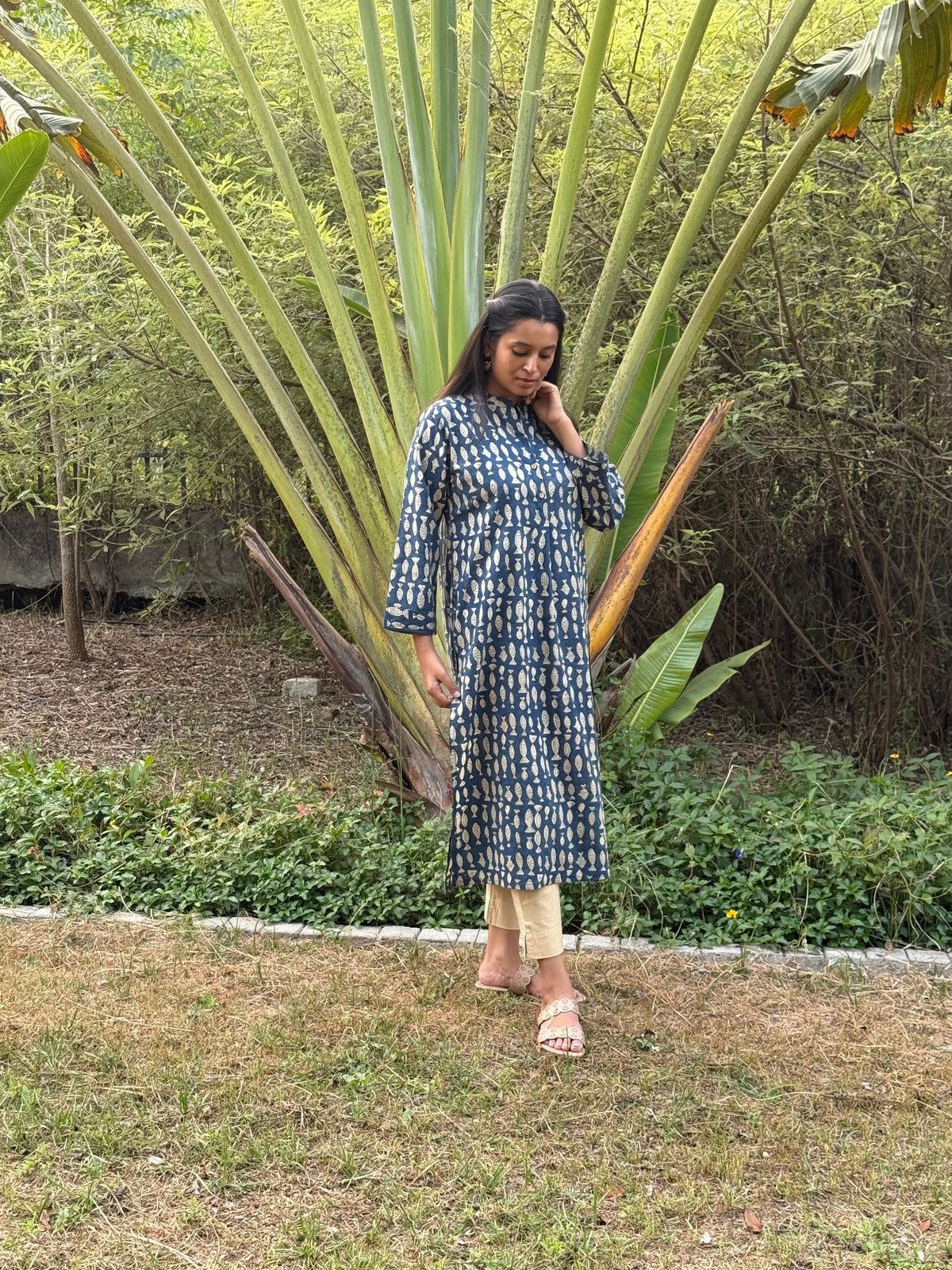 Handblock Printed Cotton Kurti