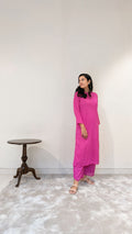 Wild Flower Crepe Kurta