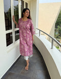 Nitya Hand Block Printed Cotton Kurta | Jaipur | KanthaIndia