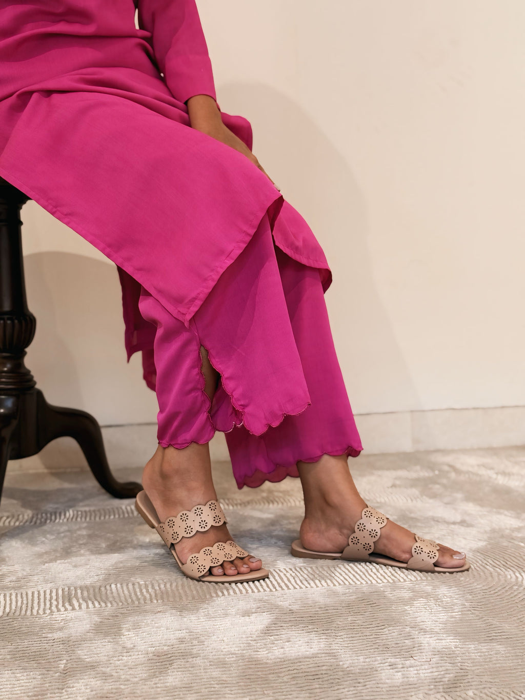 Wild Flower Crepe Kurta