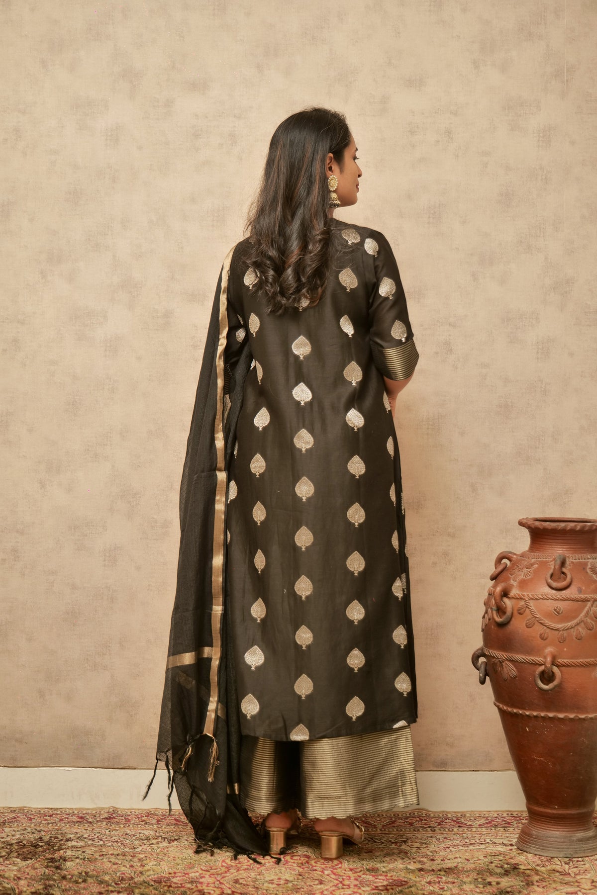 Nitya Banarasi Tissue Chanderi Silk Suit Set