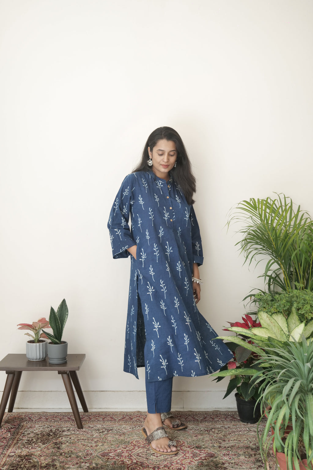 Sirat soulful Indigo Co-ord Set